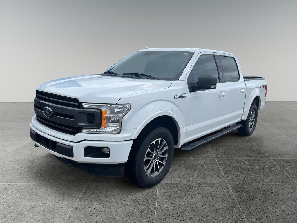2018 Ford F-150 XLT in White — front three-quarter view