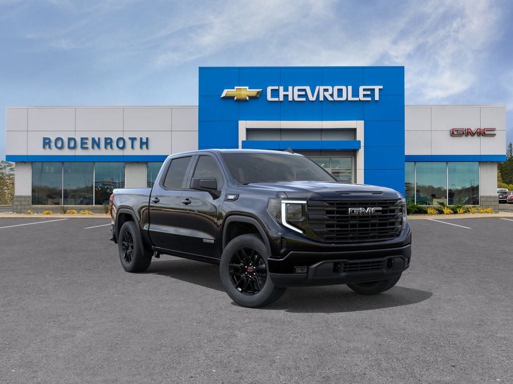 2026 GMC Sierra 1500 Elevation in Onyx Black — front three-quarter view