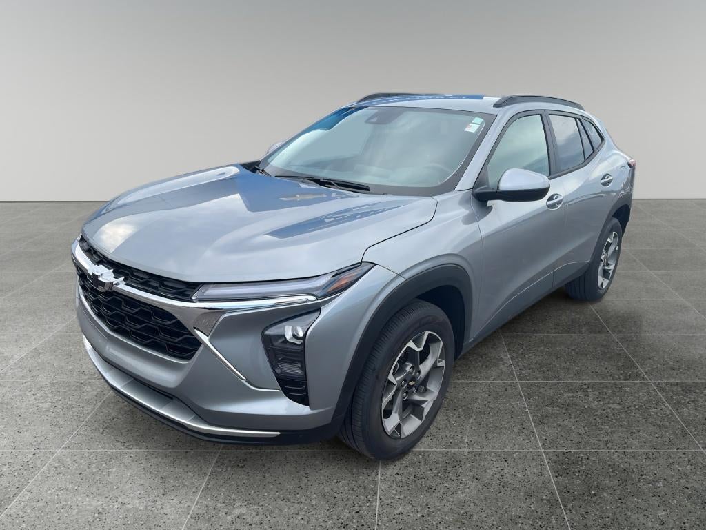 2024 Chevrolet Trax LT in Sterling Gray Metallic — front three-quarter view